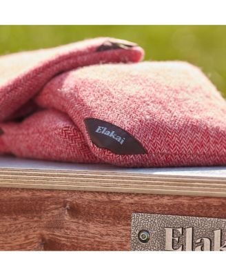 Herringbone Wool Aviator Cornhole Bags