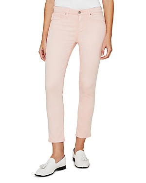 Shop Ag Prima Mid Rise Crop Jeans In Pearl Mauve