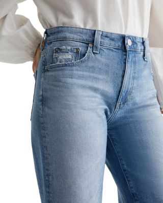 AG Saige High Rise Wide Leg Cropped Jeans in 22 Years