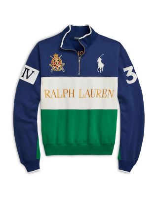 Ralph Lauren Lauren Ralph Lauren Paneled Logo Fleece Half