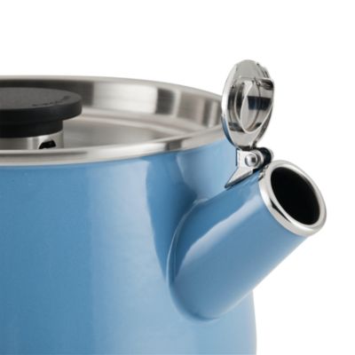 Enameled Steel Induction 2 Qt Whistling Tea Kettle