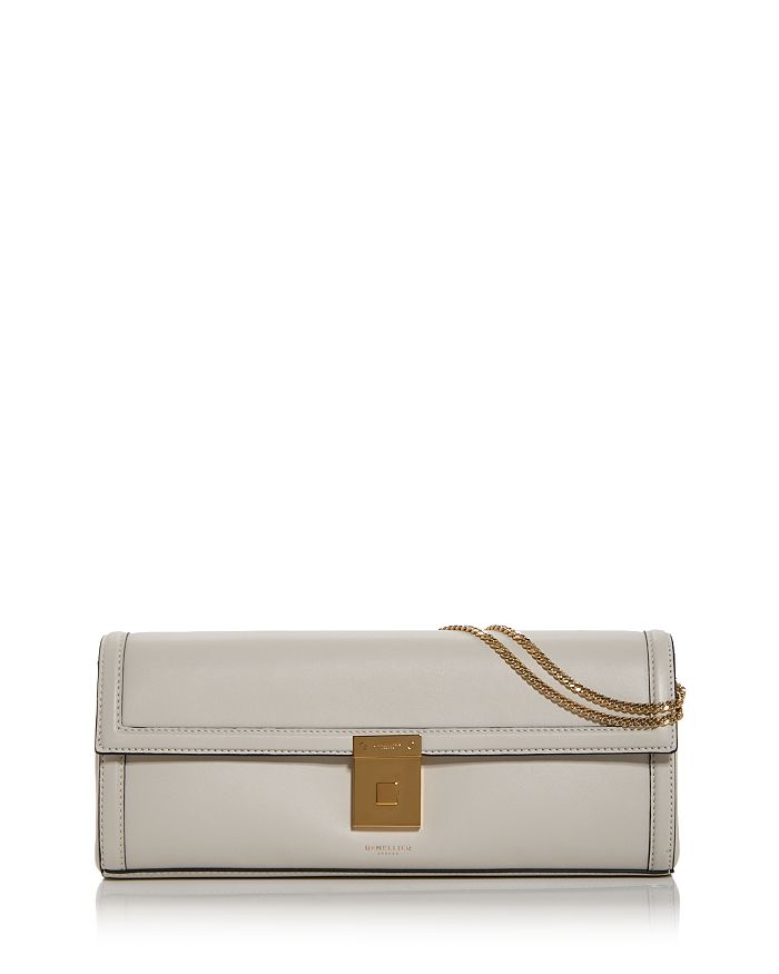DeMellier Paris Leather Clutch Shoulder Bag | Bloomingdale's
