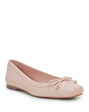 Shop Vince Camuto Women's Corrine Square Toe Ballet Flats In Light Pink