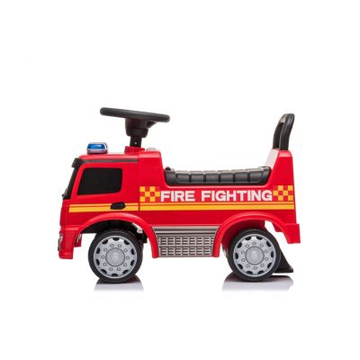  Unisex Mercedes Antos Kids Fire Truck 1-Seater Push Car - Ages 2-4