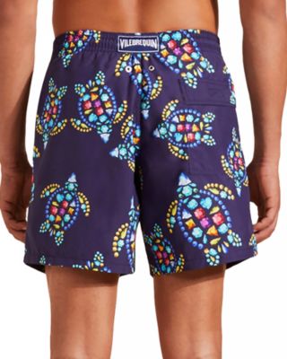 Moorea Vendome Turtles Print 6" Swim Trunks