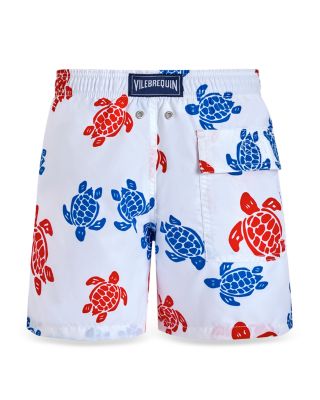 Boys' Jim Jim Multi Color Turtle Swim Trunks - Little Kid, Big Kid 