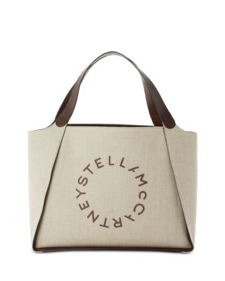 Stella McCartney Canvas Logo Tote Bag