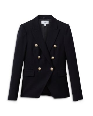 【海外限定】REISSブレザー☆Tally Wool Blend Double Breasted Reiss Tally Double Breasted Wool Blend Blazer In Animal