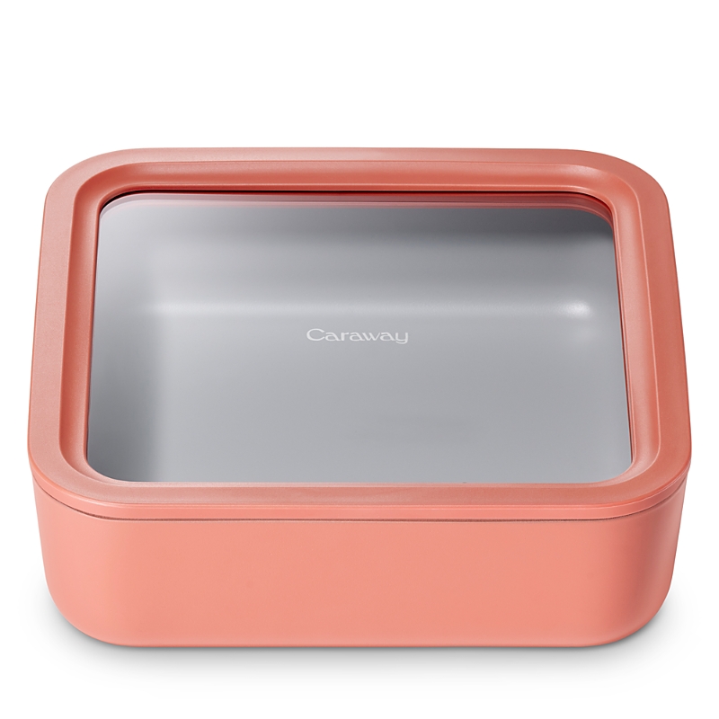 Caraway 10-cup Glass Food Storage Container With Lid In Perracotta
