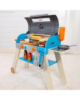 Deluxe Grill & Pizza Oven Play Set - Ages 3-6