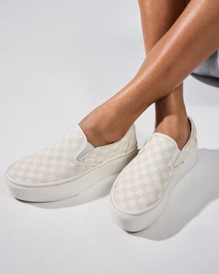Women's Classic Slip On Platform Sneakers