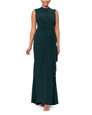 AQUA - Draped Gown - Exclusive