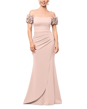 Aqua Embellished Sleeve Gown - 100% Exclusive In Pink