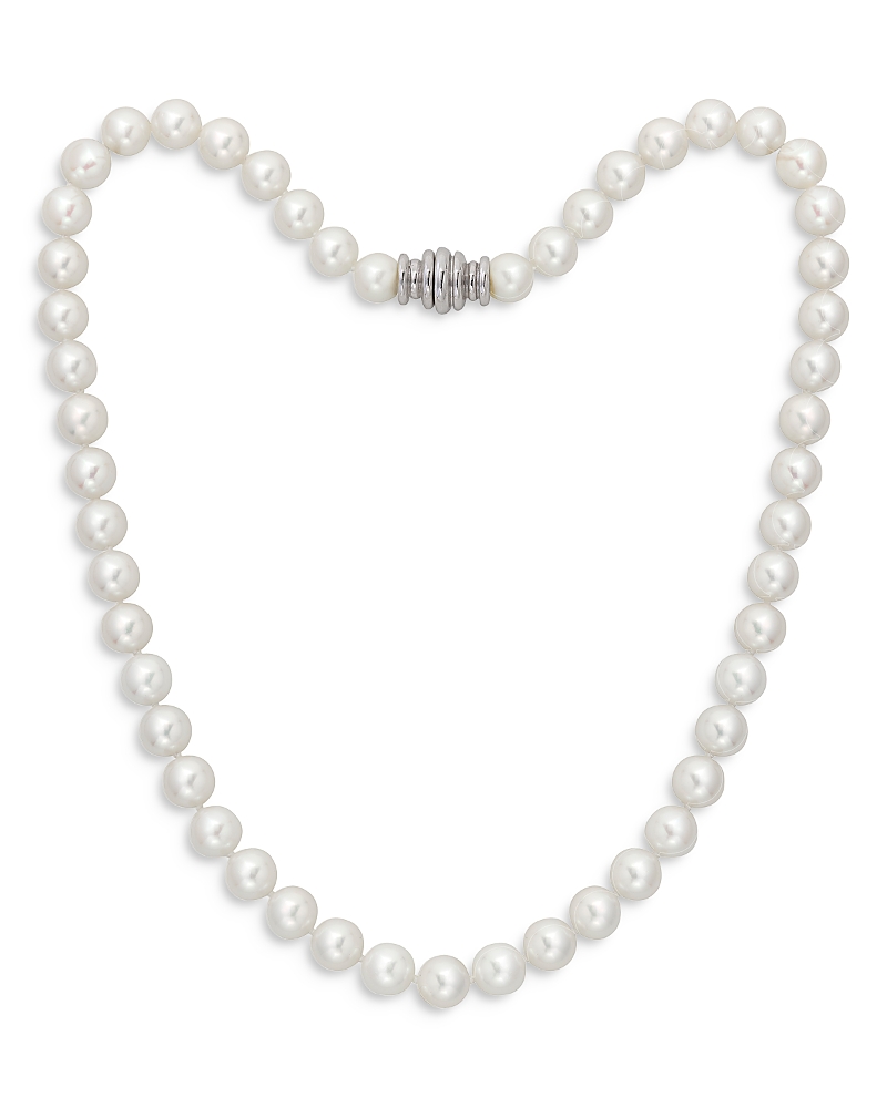 Assael 18K White Gold Japanese Akoya Cultured Pearl Necklace, 18