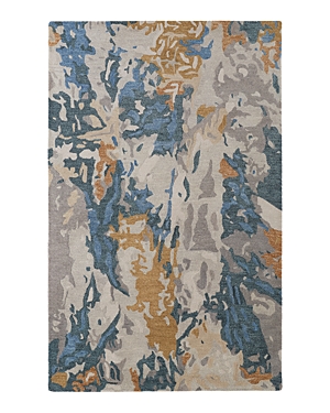 Shop Feizy Everley Eve8645f Area Rug, 4' X 6' In Gray/blue