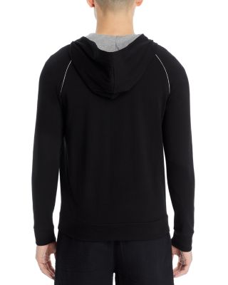 Mix &amp; Match Cotton Blend Full Zip Hooded Jacket