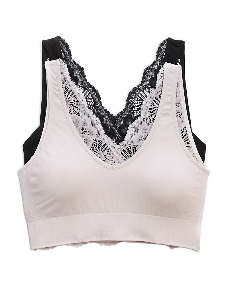 Honeydew Caitlyn Reversible Bralette, Set of 2
