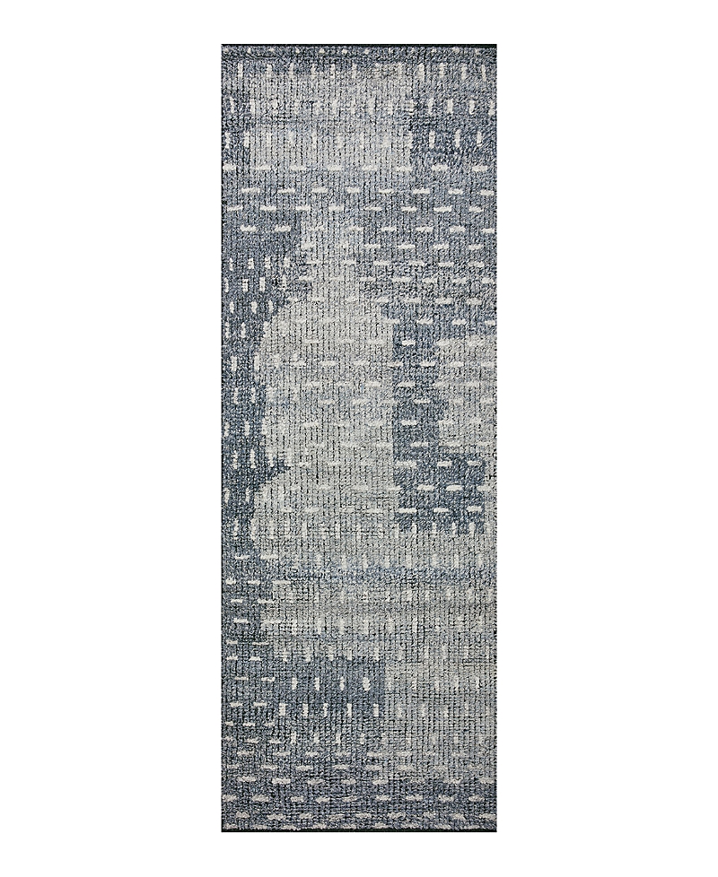 Amber Lewis X Loloi Gwyneth Gwy-01 Runner Area Rug, 2'9 X 12' In Denim Mist