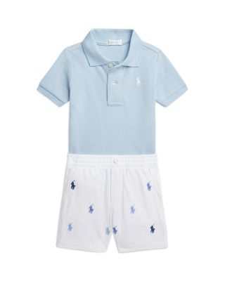 Ralph Lauren Boys' Mesh Polo Shirt Shorts Set Baby