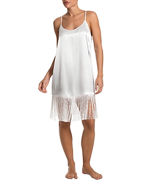 Shop In Bloom By Jonquil Fringe Trim Chemise In Ivory