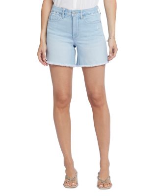 NYDJ - High Rise Frayed Hem Shorts