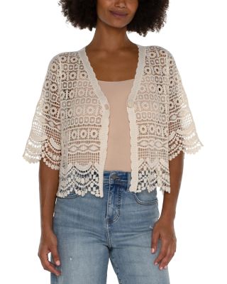 Scalloped Crochet Bolero