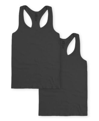 Bundle of Two Ribbed Racer Back Tank Top (7-10) - Big Kid
