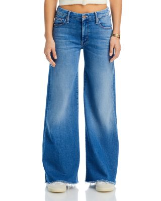 The Lil Roller Fray Wide Leg Jeans in Work Hard Play Hard