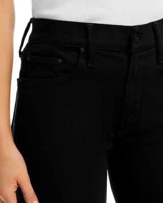 Petites The Lil Twister Sneak Jeans in Pitch