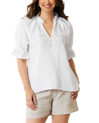 Tommy Bahama - Coastalina Shell Beaded Top
