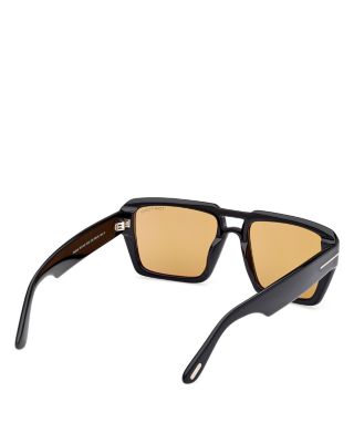 Flat Top Square Sunglasses, 56mm