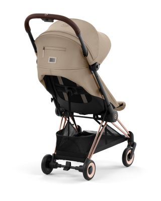 COYA Compact Lightweight Travel Ready Stroller in Rose Gold 