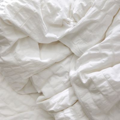 Relaxed Seersucker Duvet Set, King/Cal King