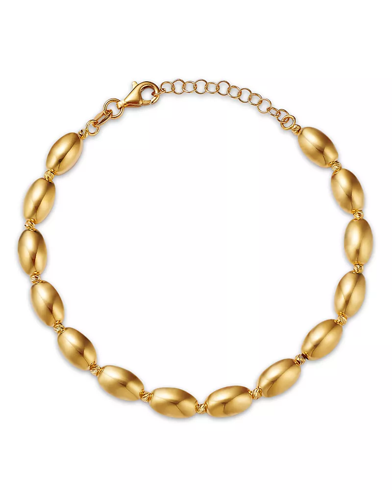 Alberto Amati 14K Yellow Gold Beaded Flex Bracelet