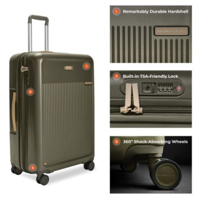 Sympatico Large Expandable Spinner Suitcase