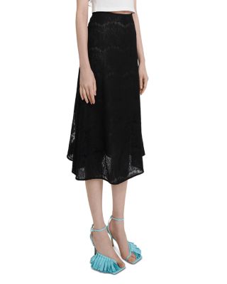 A.W.A.K.E. MODE - Lace Midi Skirt