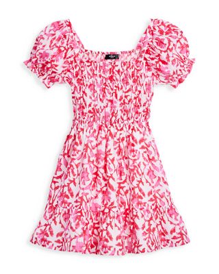 Aqua Girls' Pink Coral Dress - Little Kid, Big Kid