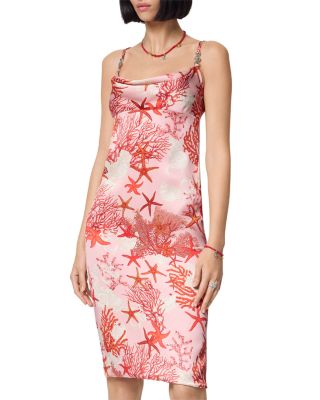 Versace - Silk Hardware Trim Dress