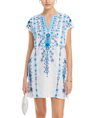 Johnny Was Taria Linen Dress | Bloomingdale's