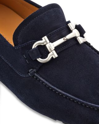 Men's Parigi New Gancini Bit Suede Drivers