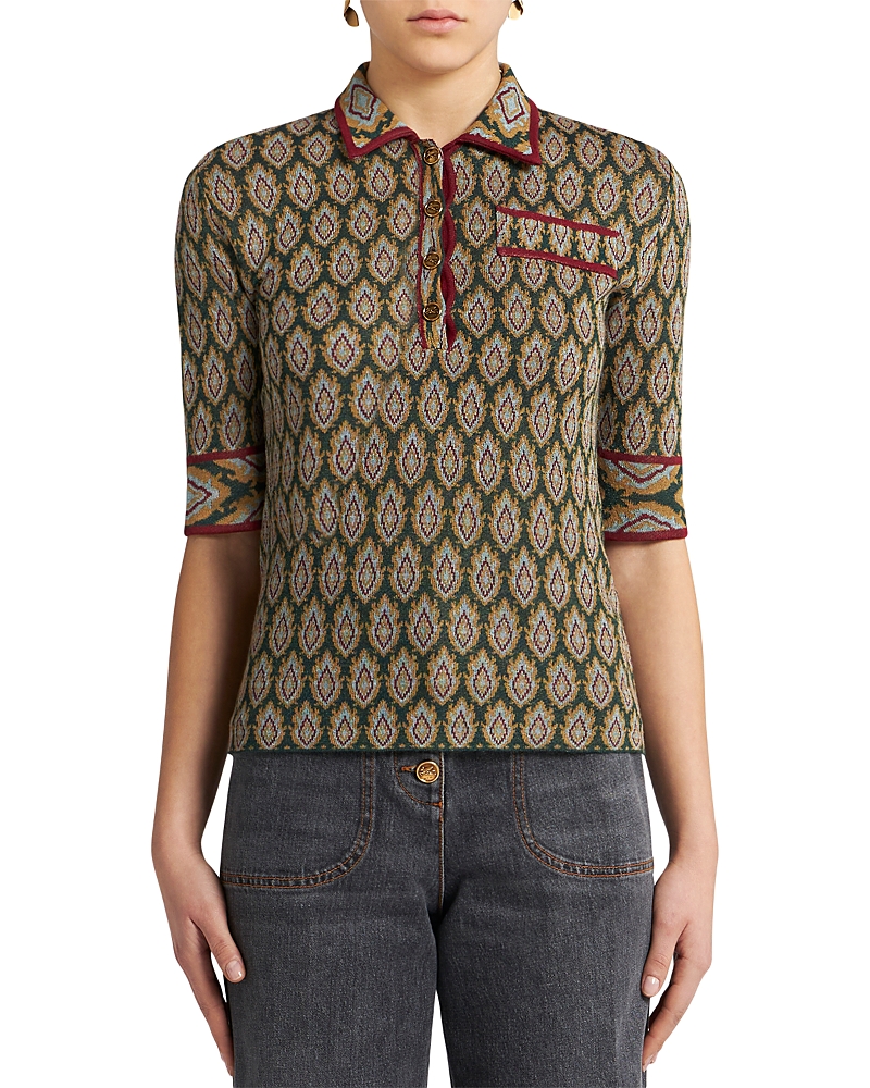 Etro Half Button Top
