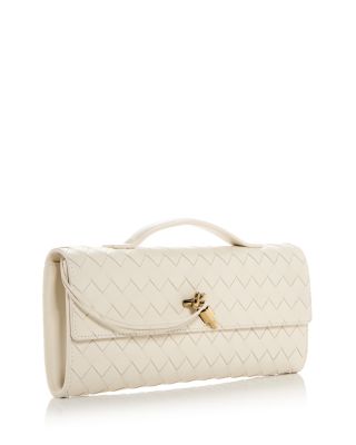 Andiamo Intrecciato Leather Clutch