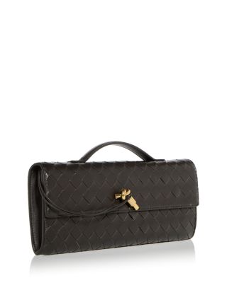 Andiamo Intrecciato Leather Clutch