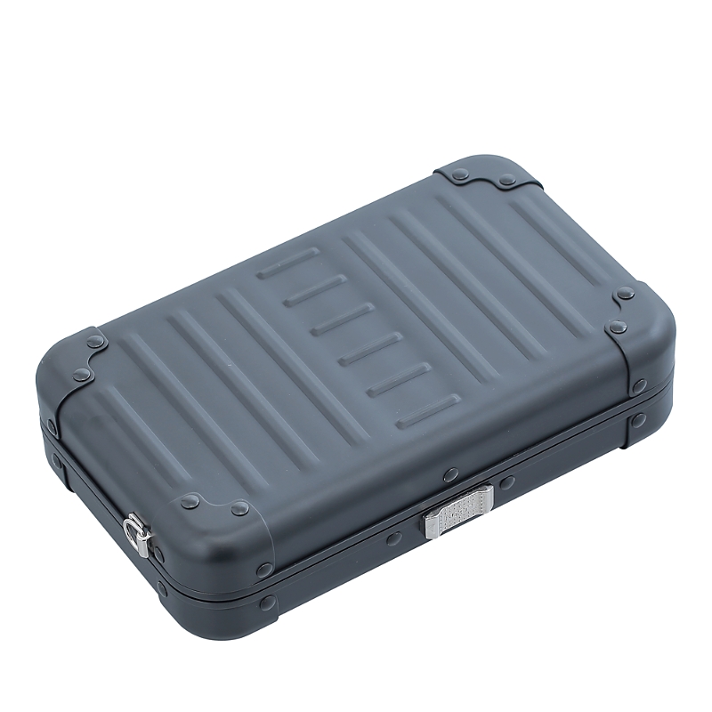 Aleon Small Aluminum Crossbody Case In Onyx