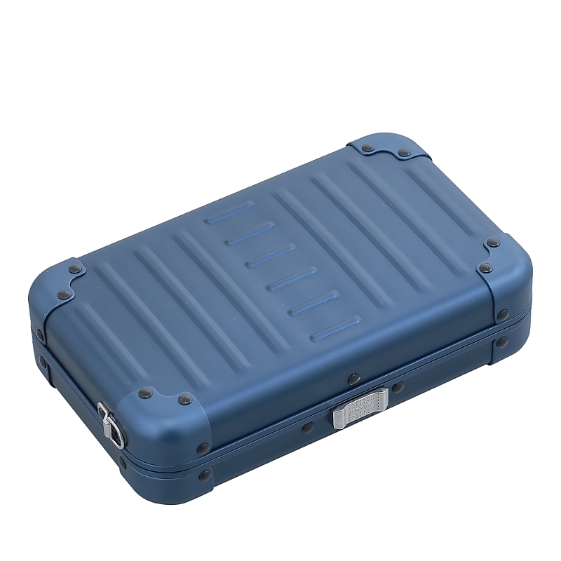 Aleon Small Aluminum Crossbody Case In Sapphire