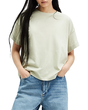 Shop Allsaints Briar Tee In Muted Green