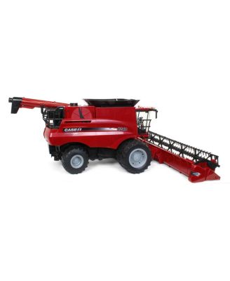  1/16 Big Farm Case IH Combine with Grain & Corn Heads 5-7 - Ages 5-7