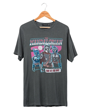 Shop Junk Food Clothing Star Wars The Mandalorian This Is The Way Vintage Tee In Black