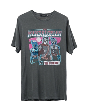 Junk Food Clothing Star Wars The Mandalorian This Is The Way Vintage Tee In Black