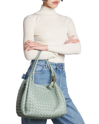 Bottega Veneta Large Andiamo Parachute Intrecciato Leather